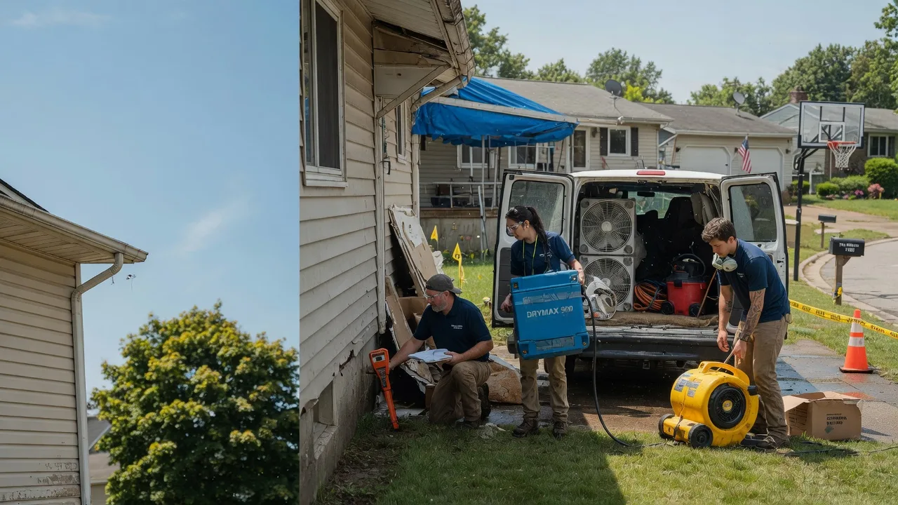 Ceiling Leak Cleanup in Elkhart Lake, WI near me